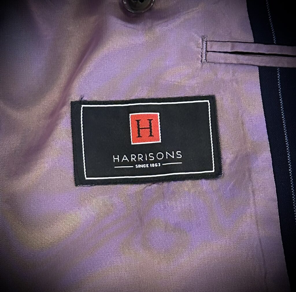 お客様仕上がり品/HARRISONS ネイビーストライプ】｜大阪梅田の